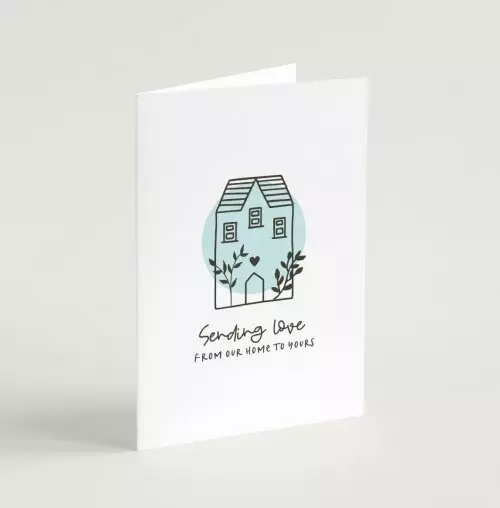 Sending Love (Scandi Home) - Greeting Card