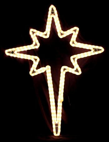 Large White Opaque Double Star