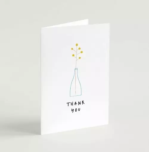 Thank You (Stems) - Greeting Card