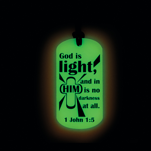 Glow in the Dark Dog Tag