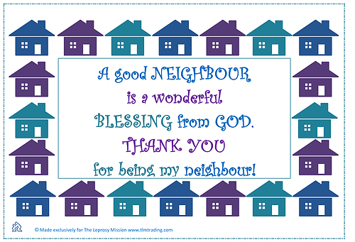 Good Neighbour Tea Towel