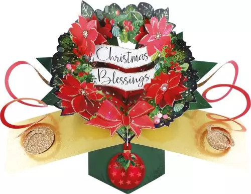 Christmas Blessings Pop-Up Card