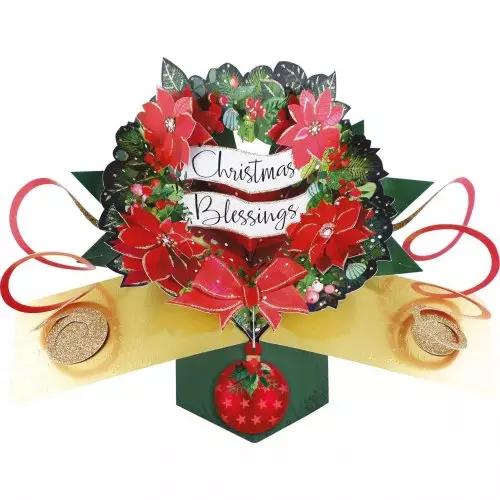 Christmas Blessings Pop-Up Card