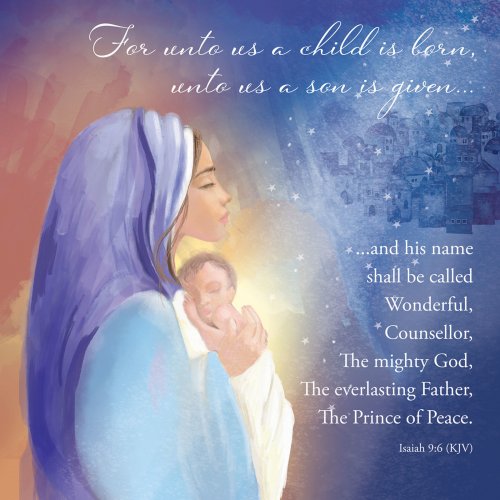 A Child is Born (Pack of 10) Charity Christmas Cards