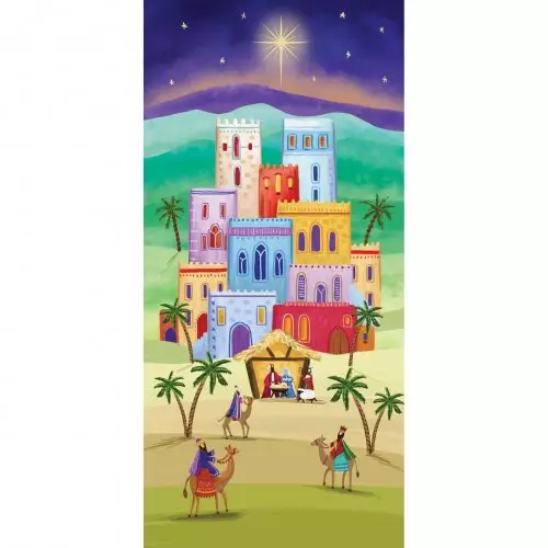 Colourful Bethlehem (Pack of 10) Charity Christmas Cards