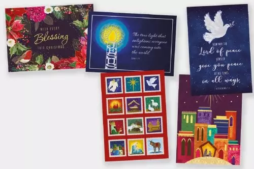 Christmas Postcards Pack of 15