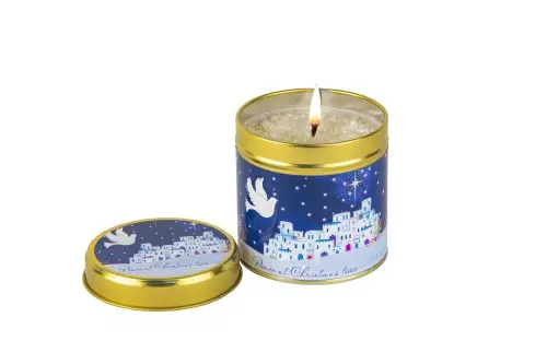 Peaceful Bethlehem Candle Tin