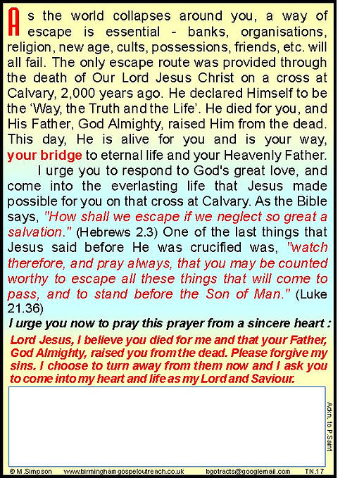 50 x The Great Escape Tracts