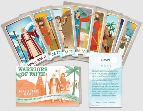 Warriors of Faith Bible Story Flash Cards