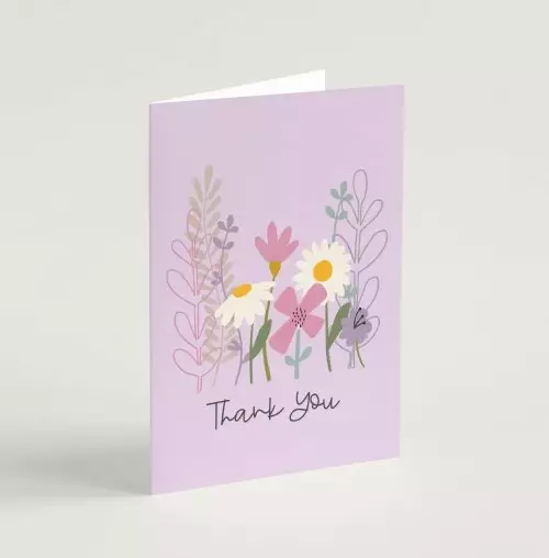 Thank You (Wild Meadow) - Greeting Card