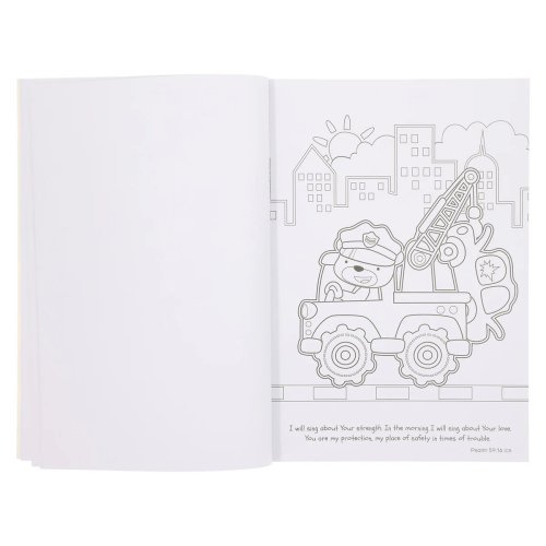 Coloring Book for Kids God is with Me wherever I Go