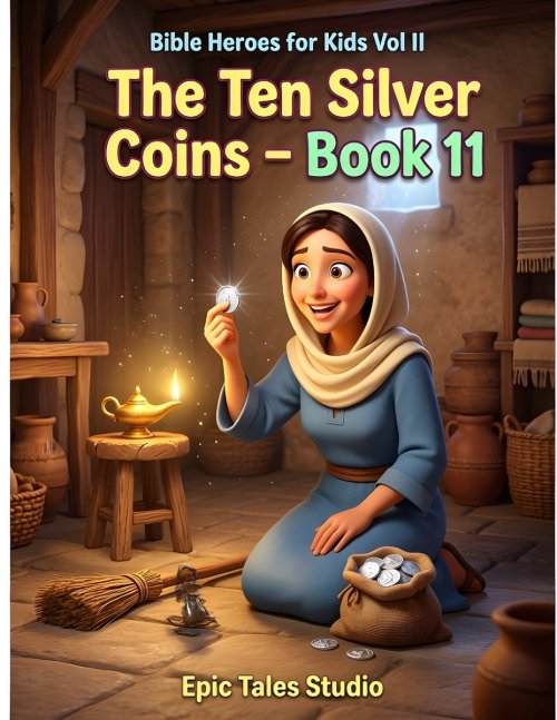 Bible Heroes for Kids Vol II: The Ten Silver Coins - Book 11: A Story About How Valuable You Are to God