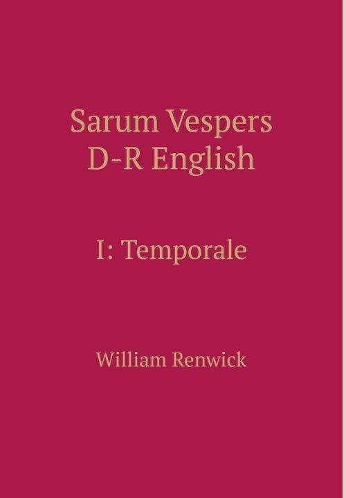Sarum Vespers D-R English I: Temporale