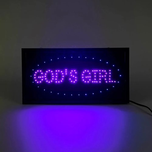 Light Up LED God's Girl Sign