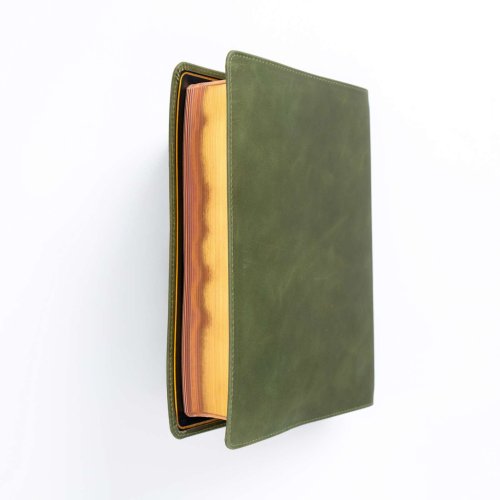 CSB She Reads Truth Bible, Holman Handcrafted Collection, Olive Premium Calfskin
