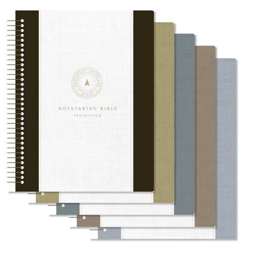 CSB Spiral-Bound Notetaking Bible, Optimal Type, 5 Volumes