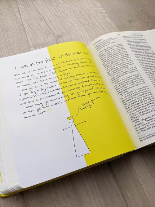 NIV Journalling Bible - I Am So Many Things and MAF Bible Donation