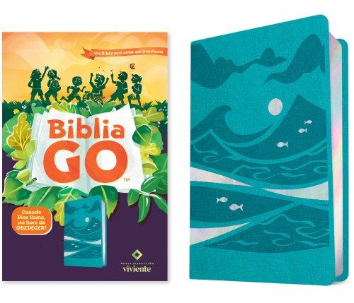 Biblia GO para niños NTV (SentiPiel, Verde azulado)