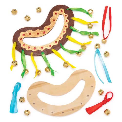 Wooden Tambourine Kits (Pack of 3)