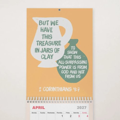 2027 Christian Wall Calendar