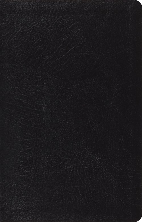 ESV Large Print Thinline Reference Bible, Red Letter (Genuine Leather, Black)
