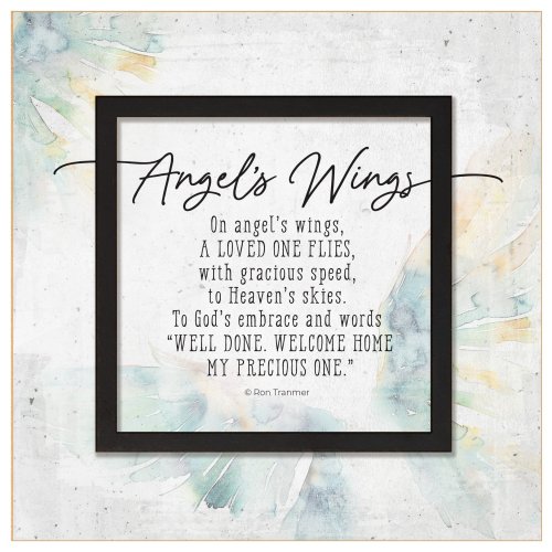 Plaque-Layered Grace-Angel's Wings (6 x 6)