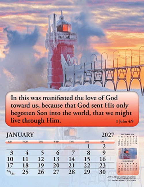 Joyful News Calendar 2027 - Pack of 10