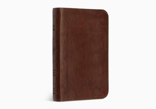 ESV Vest Pocket New Testament with Psalms and Proverbs, Red Letter (TruTone, Chestnut)