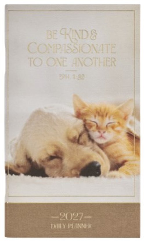 Planner-2027-Be Kind & Compassionate Daily Planner (Ephesians 4:32)-Small
