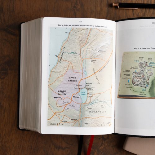 CSB Baker Illustrated Study Bible, Black Genuine Leather