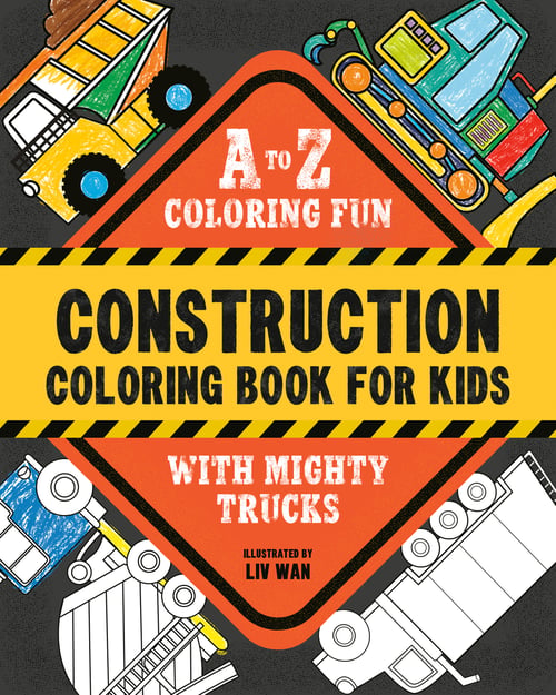 Construction Coloring Book For Kids