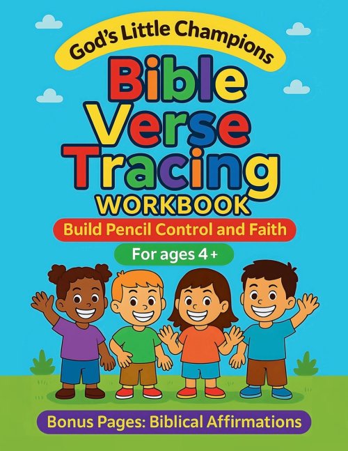 Bible Verse Tracing Workbook: Build Pencil Control and Faith for ages 4+