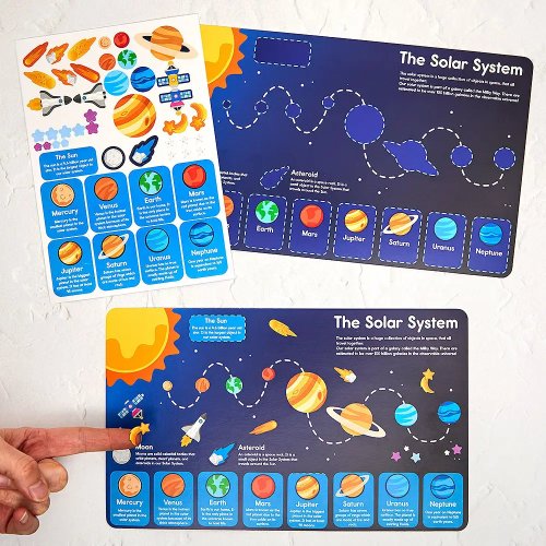 Solar System Sticker Fact Sheets (Pack of 4)