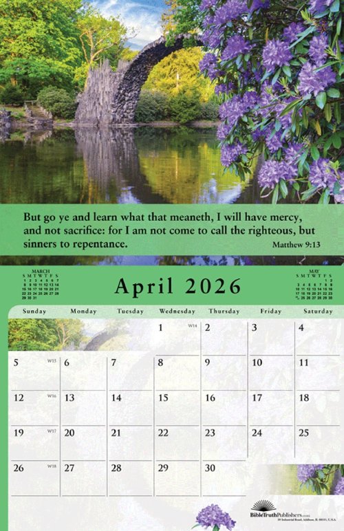 Gospel of Peace 2026 Calendar