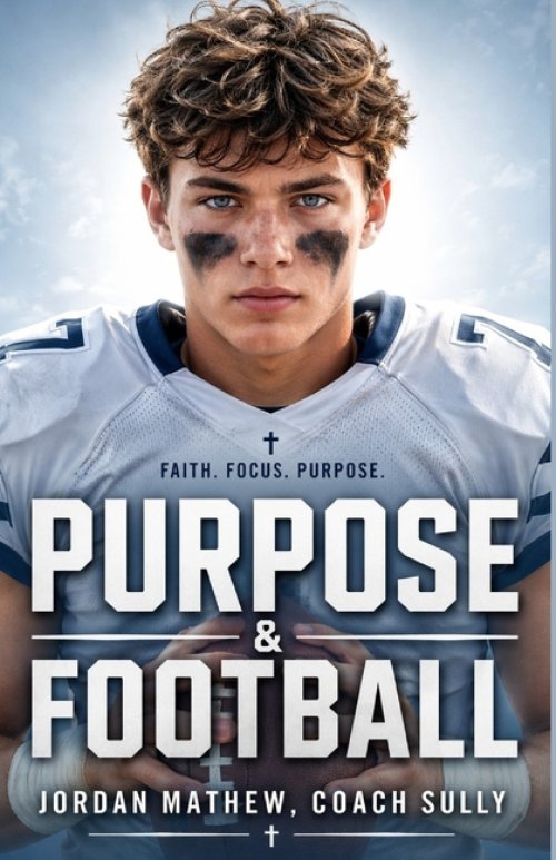 Purpose & Football: A Season of Devotion for Young Christian Athletes: 17 Weeks Biblical Guide and Inspiring Sports Stories for Teens to Build Fierce