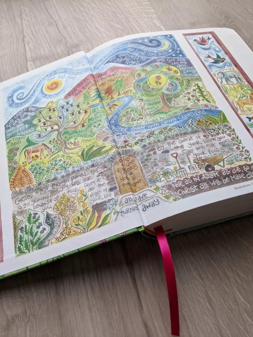 NIV Journalling Bible Illustrated by Hannah Dunnett and MAF Bible Donation