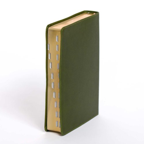 CSB Personal Size Giant Print Bible, Olive, Indexed