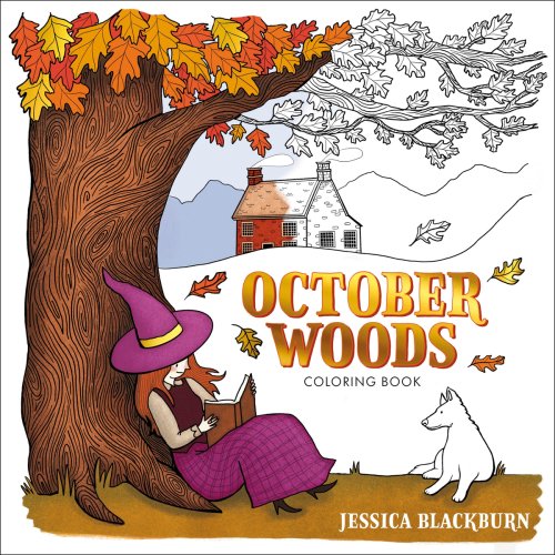 October Woods Coloring Book