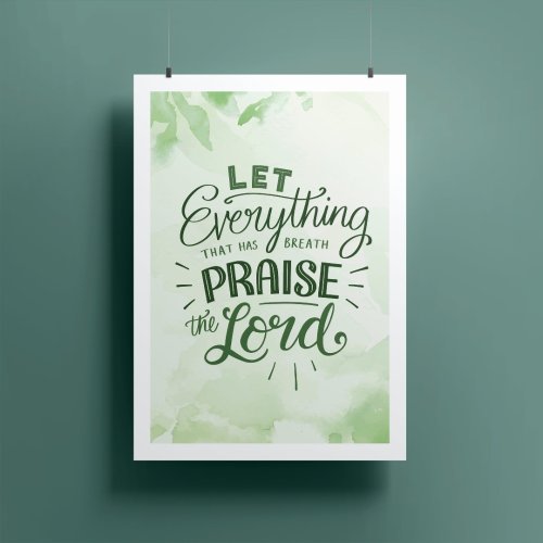 Praise The Lord A4 Print
