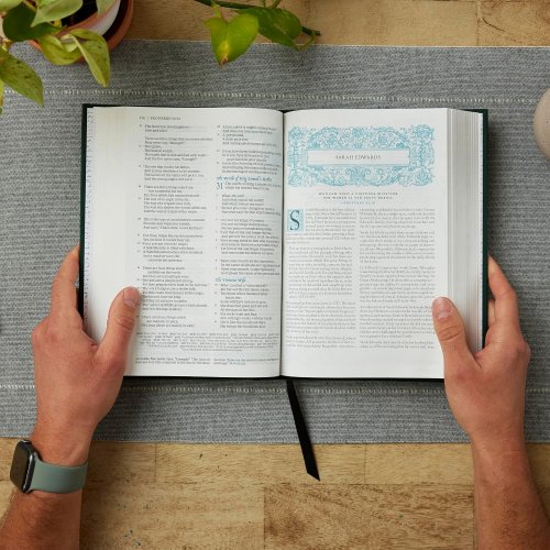 The Jonathan Edwards Study Bible: Experience Abiding Joy in Christ (NKJV, Hardcover, Red Letter, Comfort Print)
