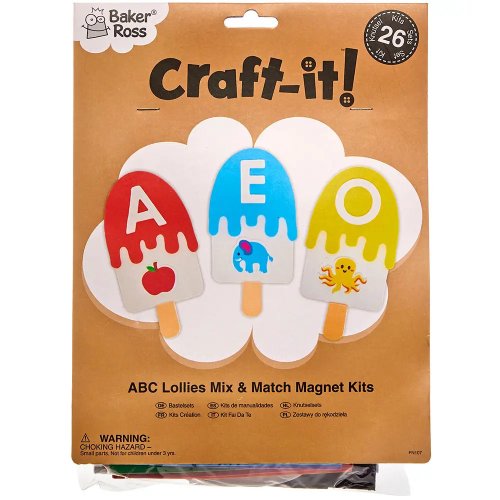 Alphabet Lollies Magnet Kits (Pack of 26)