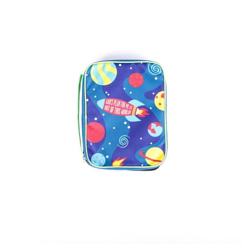 To The Moon Canvas Bible Cover - Medium