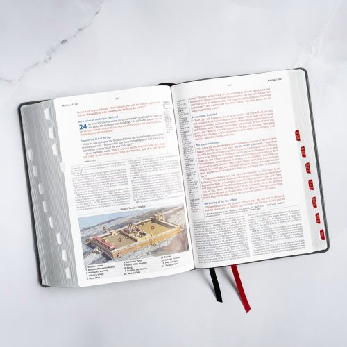 CSB Baker Illustrated Study Bible, Charcoal, Indexed