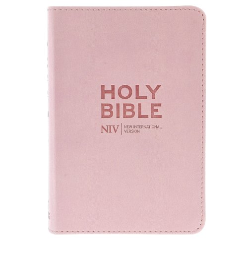 NIV Pocket Bible, Pink, Imitation Leather, Boxed and MAF Bible Donation
