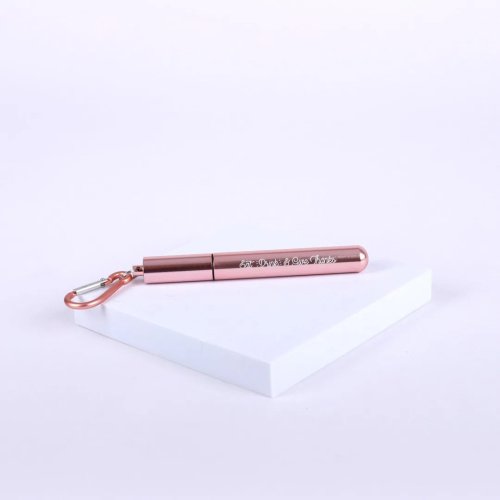 Collapsible Straw Give Thanks Rose Gold