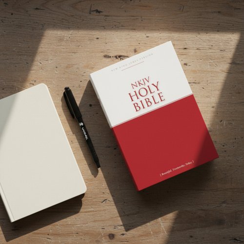 NKJV Economy Bible, Red, Paperback, Footnotes, Plan Of Salvations, 30-Days With Jesus Reading Plan, Translator Footnotes, Sectional Headings