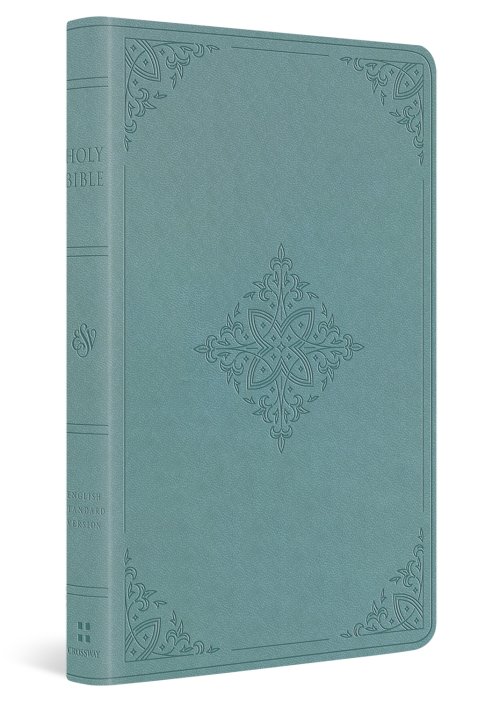 ESV Premium Gift Bible, Red Letter (TruTone, Paris Sky, Fleur-de-lis Design)