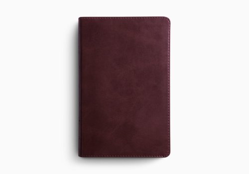 ESV Large Print Thinline Bible, Red Letter (TruTone, Mahogany)