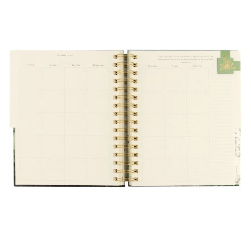 12-Month Undated Planner: Dublin Theme, Spiral