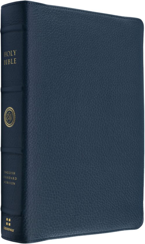 ESV Heirloom Bible, Veritas: Single Column Edition (Calfskin, Cerulean Blue)